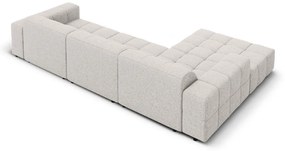 Világosszürke sarokkanapé (bal oldali) Chicago – Cosmopolitan Design