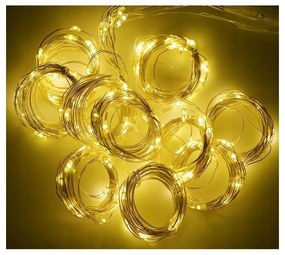 LED fényfüggöny STAR RAIN 3x3 m, meleg fehér