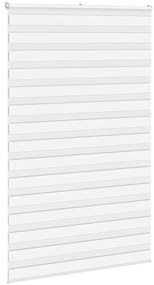 zebrafüggönnyel fehér szövetszélesség 135,9 cm poliészter