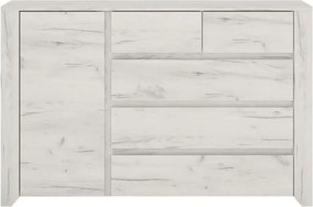 komód typ 41, fehér craft, ANGEL