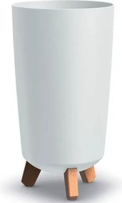 Prosperplast Gracia Tubus Slim virágtartó fehér 36,5 x 19,5 cm