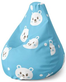Pear babzsák mackók - gyerek, kék