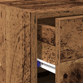 Old Wood Oldalszekrény 30x42,5x93 cm Mérnöki Fa