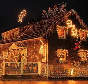 VOLTRONIC® Fényfüzér 5 m 50 LED meleg fehér