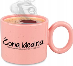 Bögre XXL Ravenna Rózsaszín Feleség Ajándék Évforduló Szép, Okos és Veszélyes