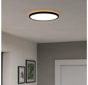 Eglo Eglo 901438-LED Fürdőszobai mennyezeti lámpa ROVITO 13,9W/230V átm. 30cm IP44 fekete EG901438