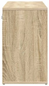 Cipősszekrény polcokkal sonoma tölgy 103 x 30 x 51 cm Faanyag