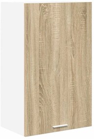 Függő szekrény Riga Sonoma tölgy és fehér 50 x 31 x 80 cm