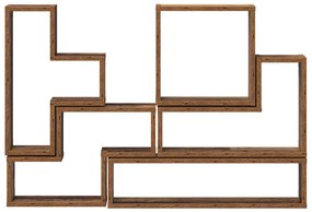 Fal Cube polcokkal Egyéb Régi fa 96 x 12 x 64 cm Faanyag