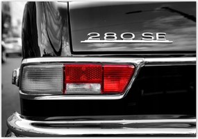 Poszterek 100x70 Mercedes 200SE Lámpa