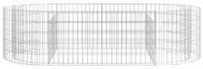 horganyzott vas gabion magaságyás 200x100x50 cm