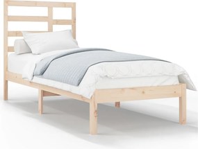 vidaXL tömör fa ágykeret 100x 200 cm