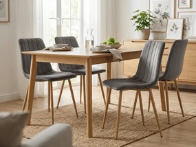 Sötétszürke bársonyszék LAVA GRÁNIT SZÜRKE