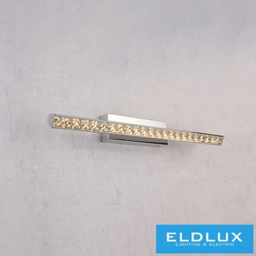 ELDLUX GLOSSY kristályüveg fali lámpa króm 9W 4000K