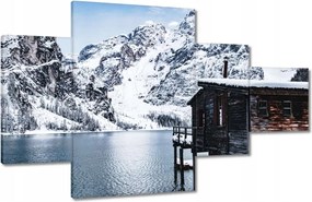 Képek 130x80 Téli kilátás a hegyekkel