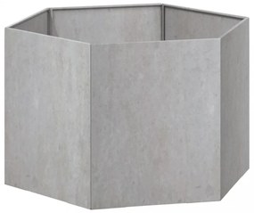 rozsda színű corten acél növénytartó 60 x 60 x 45 cm