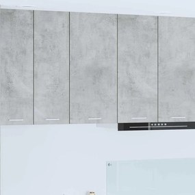Függő szekrény Riga Beton szürke és fehér 40 x 31 x 80 cm