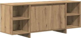 vidaXL kézműves tölgy színű szerelt fa TV-szekrény 130 x 35 x 50 cm