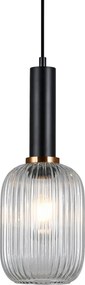 ITALUX PND-5588-1M-BK-CL ANTIOLA Modern Függesztett Lámpa E27 IP20