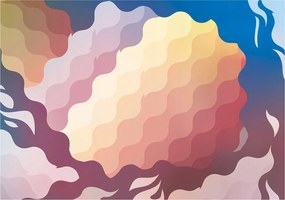 Flizelin fotótapéta Pasztell Absztrakt Színátmenetes Álmok 300x210 +ragasztó