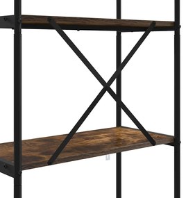 Könyvespolc Füstölt tölgy 60 x 30 x 146 cm Faanyag