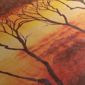 Kép - afrikai szavanna (90x60 cm)