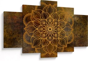 Kép - Az öröm mandala (150x105 cm)