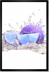 Poszter keretben 40x60 Kék lime