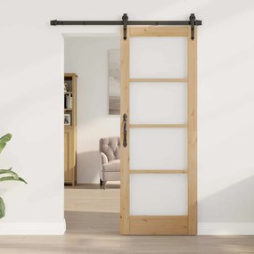 Belső Ajtó Üveggel ORKDAL Barna 73.5 x 198.5 cm