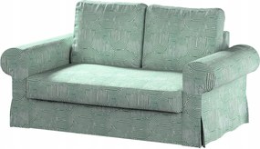 Backabro 2 személyes összecsukható kanapé huzat Ikea menta-ecru