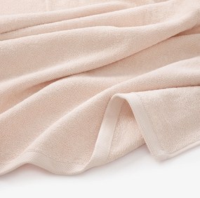 Goldea bordűr nélküli frottír törölköző és fürdőlepedő soft – világos rózsaszín 50 x 100 cm