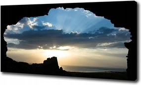 Vászonkép Naplemente 100x70 cm