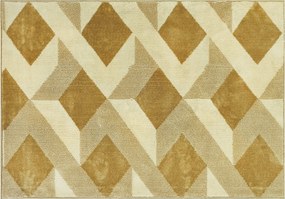 HOMCOM 230 x 160 cm-es Nappali Szőnyeg, Rövid Szálú, Mosógépben Mosható, Hipoallergén, Nappaliba, Hálószobába, Irodába, Sárga | Aosom