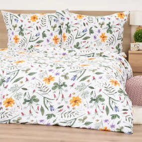 4Homet Wildflower Bliss krepp ágyneműhuza, 140 x 200 cm, 70 x 90 cm, 140 x 200 cm, 70 x 90 cm
