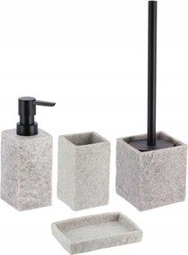 Fürdőszoba Szett Wc Szett 4 Részes Szürke