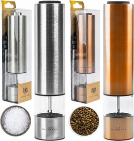Elektromos Só- És Borsdaráló Acél Szett 2db-os