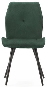 Zöld kordbársony étkezőszék szett 2 db-os Adaya – Marckeric