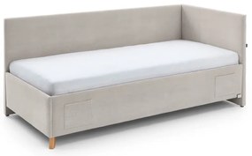 Bézs ágyneműtartós sarok gyerekágy 120x200 cm Cool – Meise Möbel