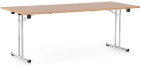 Összecsukható asztal 200 x 80 cm, bükkfa