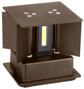 LED Kültéri fali lámpa LED/11W/230V 3000K IP65 barna