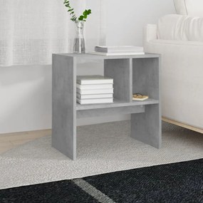betonszürke forgácslap kisasztal 50 x 30 x 50 cm