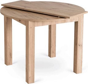 HARRY étkezőasztal 102–142 cm, artisan tölgy