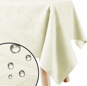 Abrosz Krémszínű 110x140 foltálló asztal Filumi
