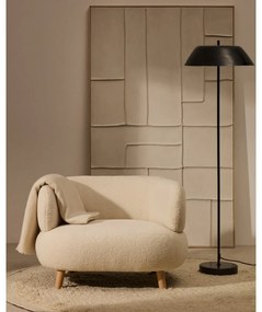 Krémszínű buklé fotel Ulit – Kave Home