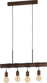 EGLO 43523 TOWNSHEND Többágú Függesztett Lámpa Antik Bronz E27 IP20