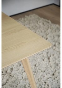 Bővíthető étkezőasztal kőrisfa dekoros asztallappal 190x90 cm Yumi - Rowico