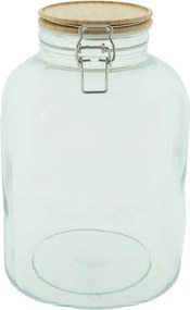 Skleněná dóza bambusz víkemmel 2800 ml
