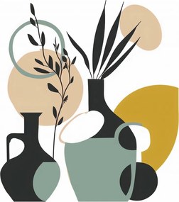 Poszter 60x80cm Modernista kompozíció