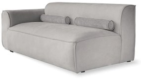 Világosszürke kanapé modul (bal oldali) Flex Felix – Miuform