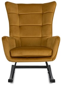 Hintafotel Mustár Bársony Kárpittal. JACKSON